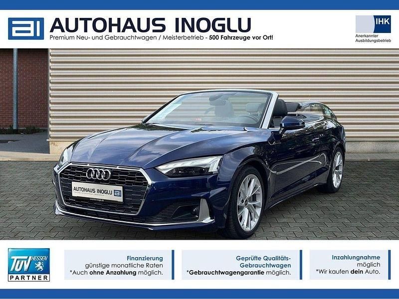 Navarrablau metallic Gebraucht 2024 Audi A5 Cabriolet Advanced Cabrio | 39.280 € (Guter Preis) - Bild 1/4