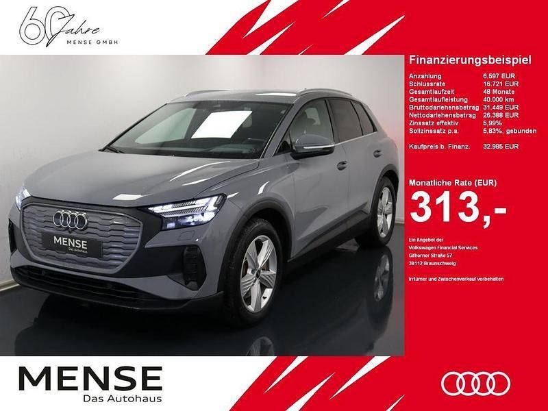 Kieselgrau Gebraucht 2022 Audi Q4 e-tron Comfort SUV | 32.985 € (Teuer) - Bild 1/4