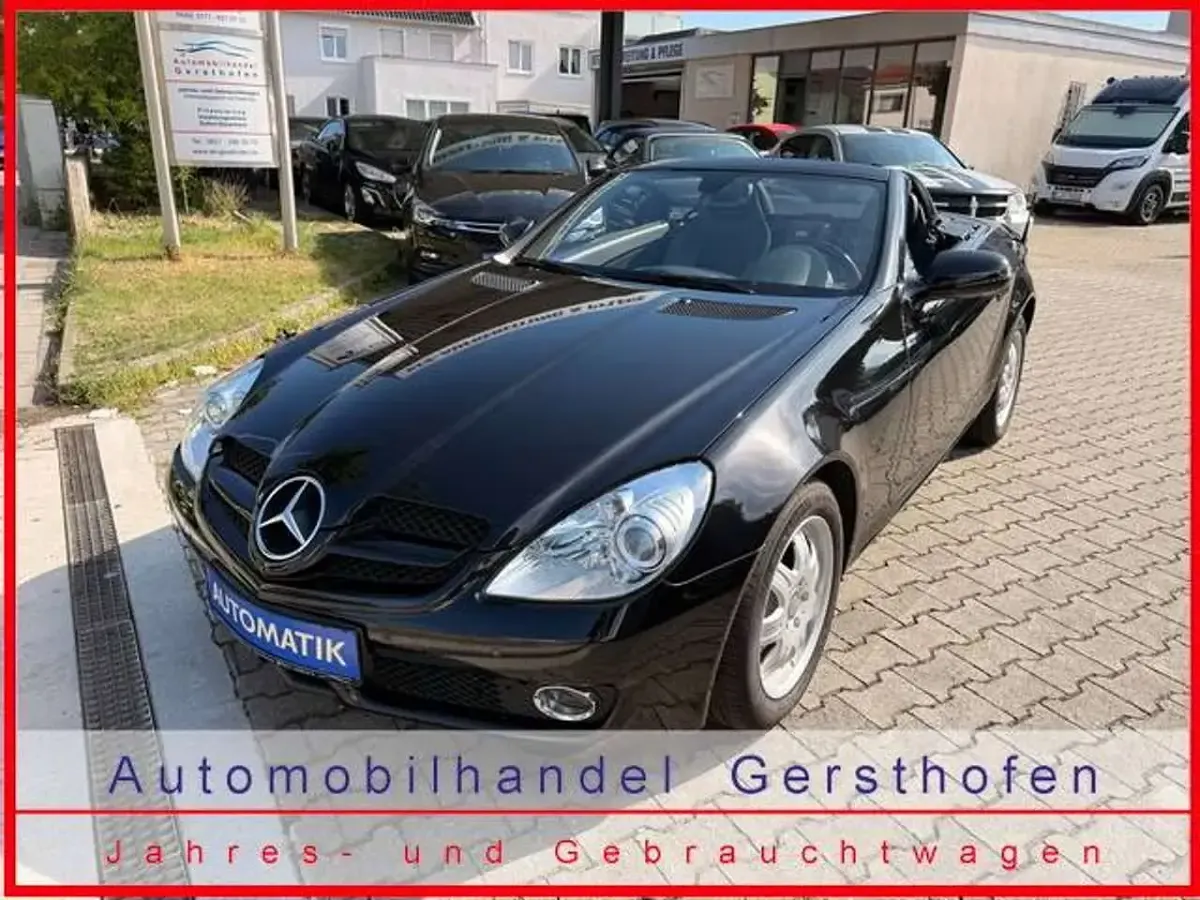 Gebraucht Mercedes SLK200 184 PS (135 kW) 2010 Schwarz Cabrio