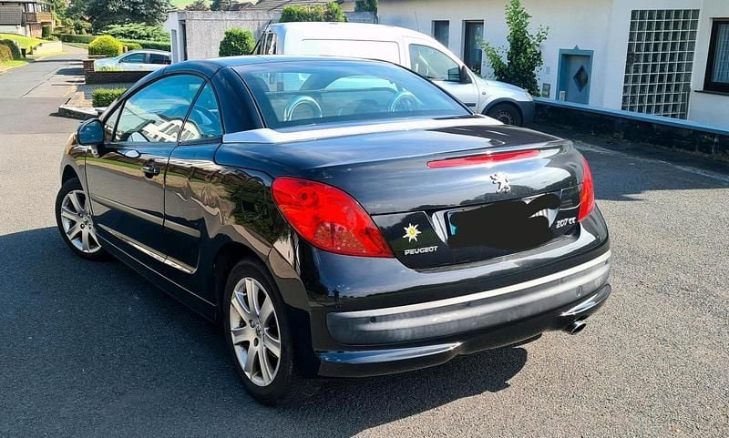 Schwarz Gebraucht 2008 Peugeot 207 CC Cabrio | 1.299 € (Guter Preis) - Bild 1/4