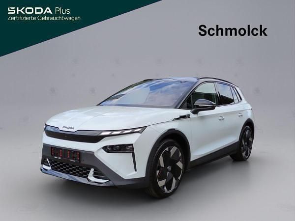 Weiß (moonweiß perleffekt) Gebraucht 2025 Skoda Elroq First Edition SUV | 47.890 € (Fairer Preis) - Bild 1/4