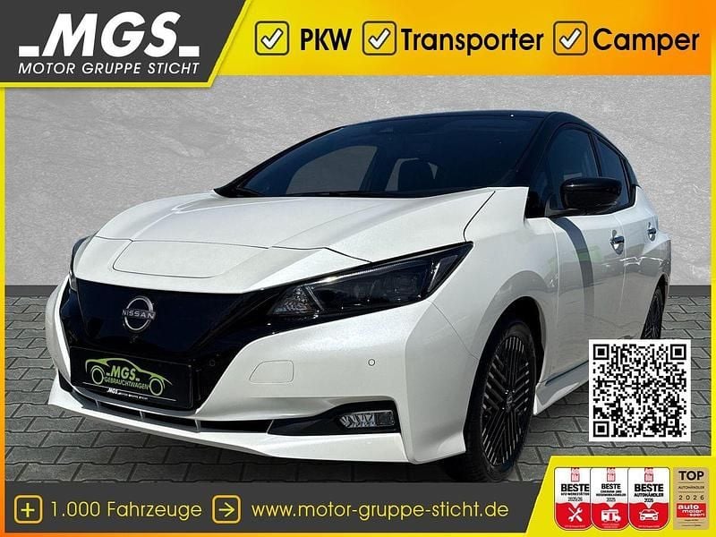 Pearl white/black Gebraucht 2023 Nissan Leaf N-Connecta Kleinwagen | 17.990 € (Guter Preis) - Bild 1/4