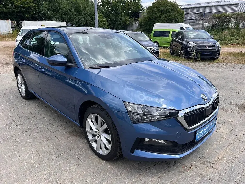 Gebraucht Skoda Scala Style 90 PS (66 kW) 2021 Blau Kleinwagen