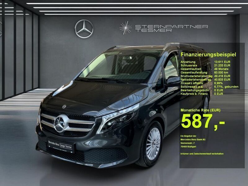 Grau Gebraucht 2024 Mercedes V220 Edition Van / Kleinbus | 54.444 € (Fairer Preis) - Bild 1/3