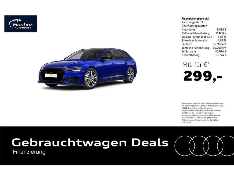 Blau Gebraucht 2023 Audi A6 S-Line Kombi | 44.980 € (Fairer Preis) - Bild 1/4