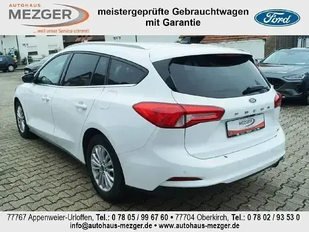 Gebraucht Ford Focus Titanium 150 PS (110 kW) 2020 Frostweiß Kombi