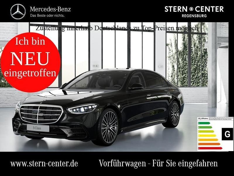 Metalliclack obsidianschwarz Gebraucht 2025 Mercedes S450 AMG Limousine | 119.599 € (Fairer Preis) - Bild 1/4