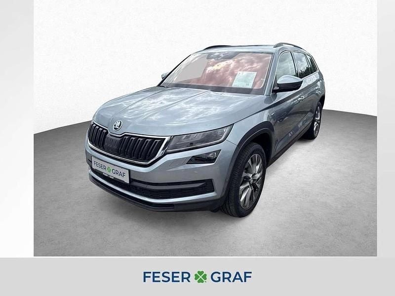 Empiregrau metallic Gebraucht 2021 Skoda Kodiaq Clever SUV | 32.890 € (Guter Preis) - Bild 1/4