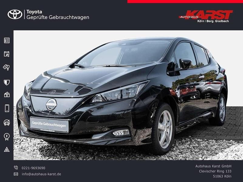 Schwarz Gebraucht 2022 Nissan Leaf N-Connecta Kleinwagen | 18.485 € (Guter Preis) - Bild 1/4