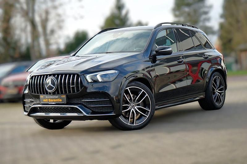 Schwarz Gebraucht 2021 Mercedes GLE400 AMG line SUV | 63.690 € (Fairer Preis) - Bild 1/4