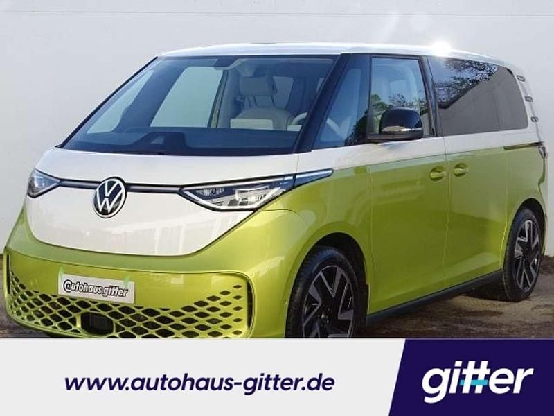 Gebraucht VW ID. Buzz Pro 150 kW (204 PS) 2022 Candyweiß/limonengelb metalli Van / Kleinbus
