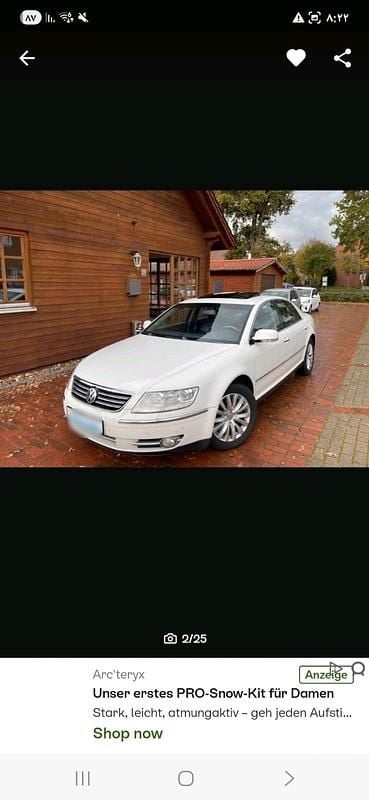 Second-hand VW Phaeton 240 CP (176 kW) 2009 Alb Berlinǎ