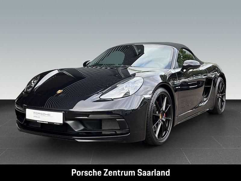 Tiefschwarzmetallic (metallic) Gebraucht 2024 Porsche Boxster Cabrio | 104.850 € (Teuer) - Bild 1/4