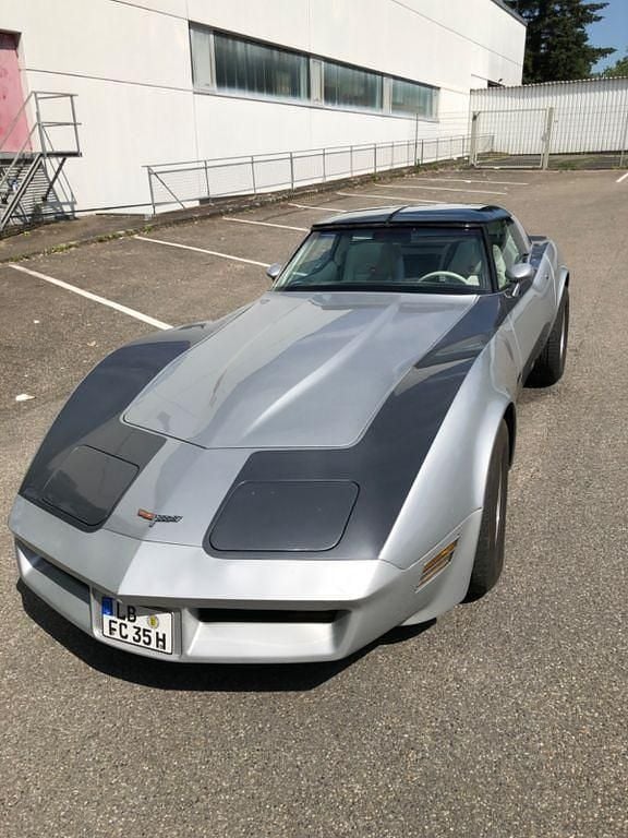 Silber Gebraucht 1980 Corvette C3 Cabrio | 14.400 € - Bild 1/4