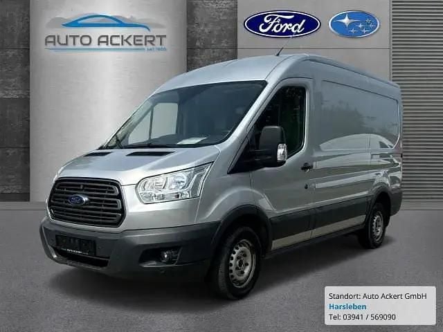 Polarsilber metallic Gebraucht 2019 Ford Transit Trend | 21.990 € (Fairer Preis) - Bild 1/4