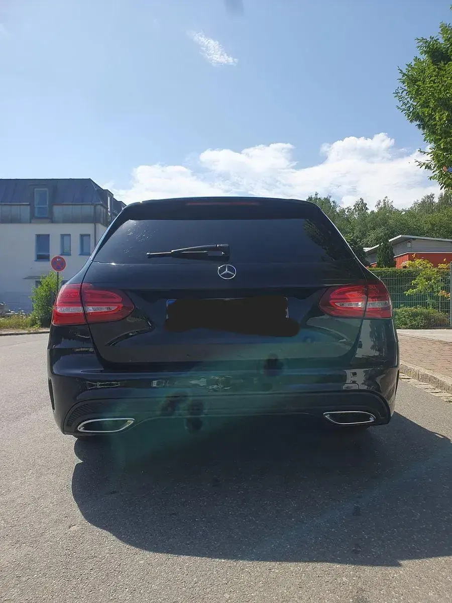 Gebraucht Mercedes C250 AMG line 204 PS (150 kW) 2016 Schwarz Limousine
