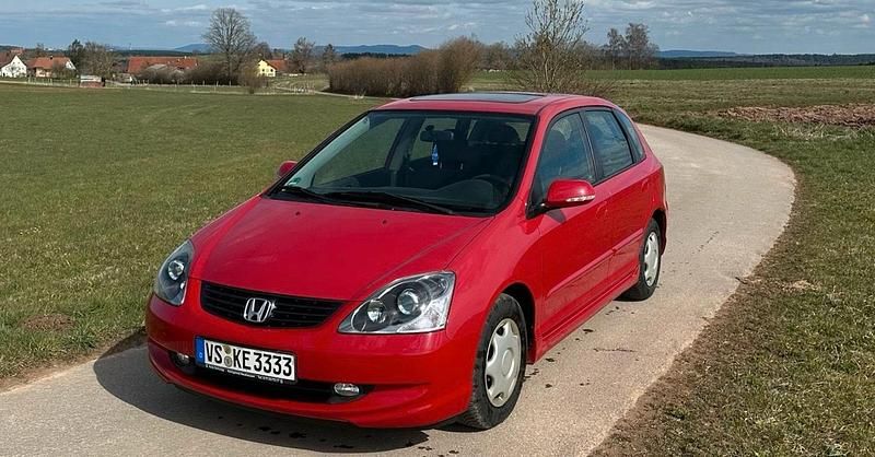 Gebraucht Honda Civic S 110 PS (80 kW) 2004 Rot Limousine
