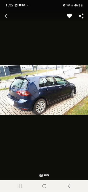 Blau Gebraucht 2016 VW e-Golf Kleinwagen | 10.000 € (Guter Preis) - Bild 1/3