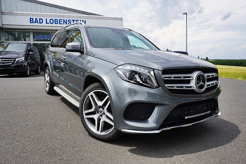 Grau Gebraucht 2018 Mercedes GLS500 AMG line SUV | 35.999 € (Fairer Preis) - Bild 1/4