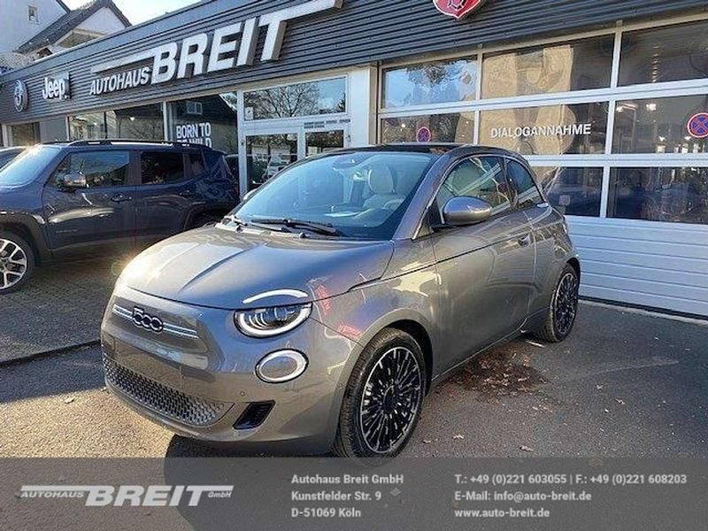 Mineral grau Gebraucht 2023 Fiat 500e La Prima Limousine | 27.990 € - Bild 1/4
