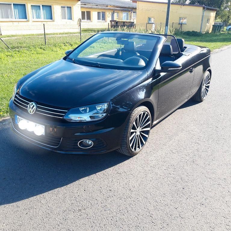 Schwarz Gebraucht 2013 VW Eos Exclusive Cabrio | 13.300 € (Teuer) - Bild 1/4