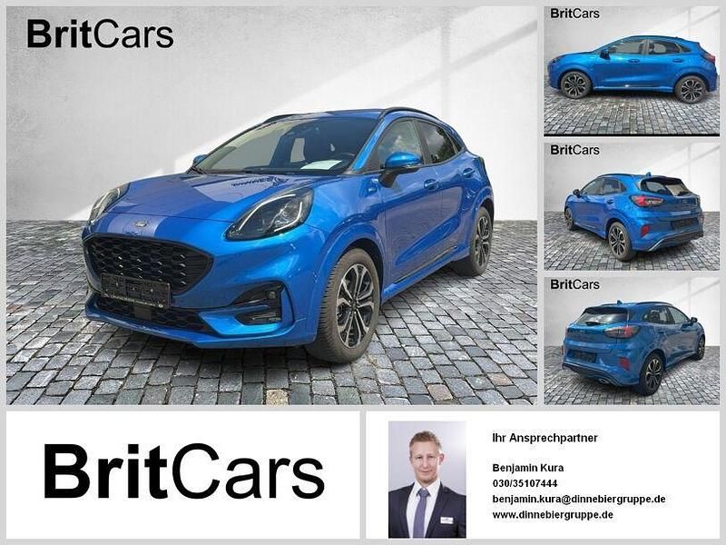 Dynamic blau met Gebraucht 2024 Ford Puma ST-Line X SUV | 24.749 € (Guter Preis) - Bild 1/4