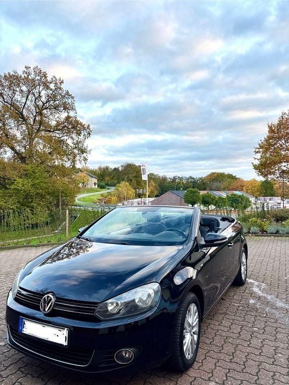 Schwarz Gebraucht 2013 VW Golf Cabriolet Cabrio | 7.700 € (Fairer Preis) - Bild 1/4