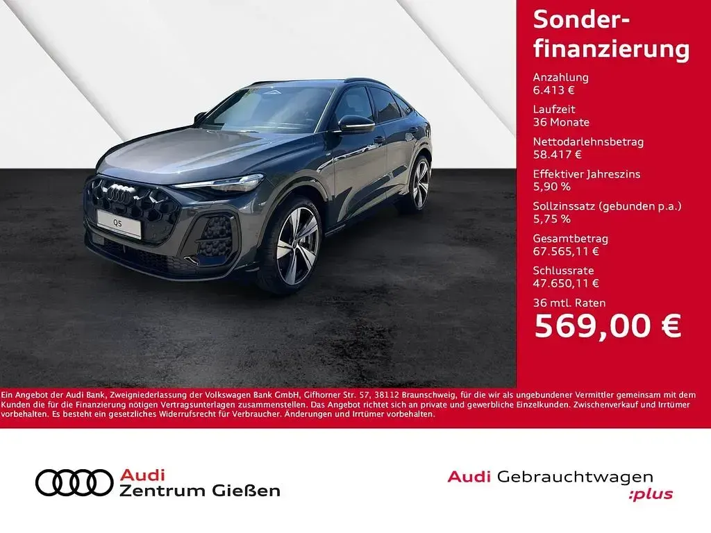 Gebraucht Audi Q5 Sportback Edition .1 204 PS (150 kW) 2025 Tamboragrau metallic SUV