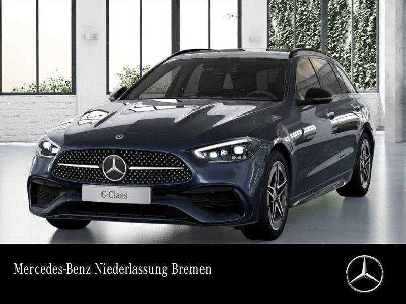 Blau Gebraucht 2022 Mercedes C300e AMG Limousine | 40.890 € (Etwas zu teuer) - Bild 1/3