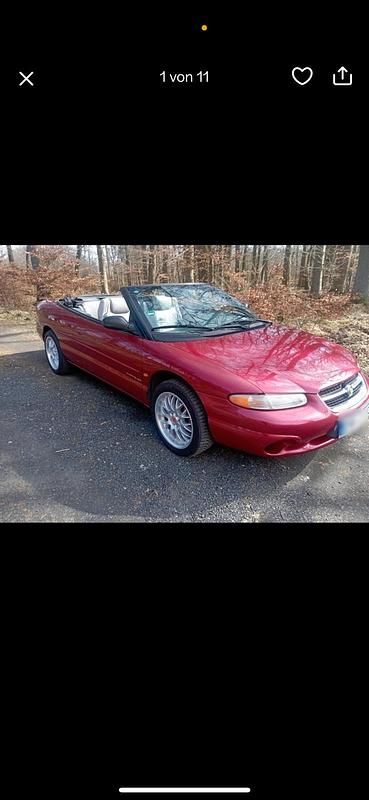 Gebraucht Chrysler Sebring Cabriolet 135 PS (99 kW) 1997 Rot Cabrio