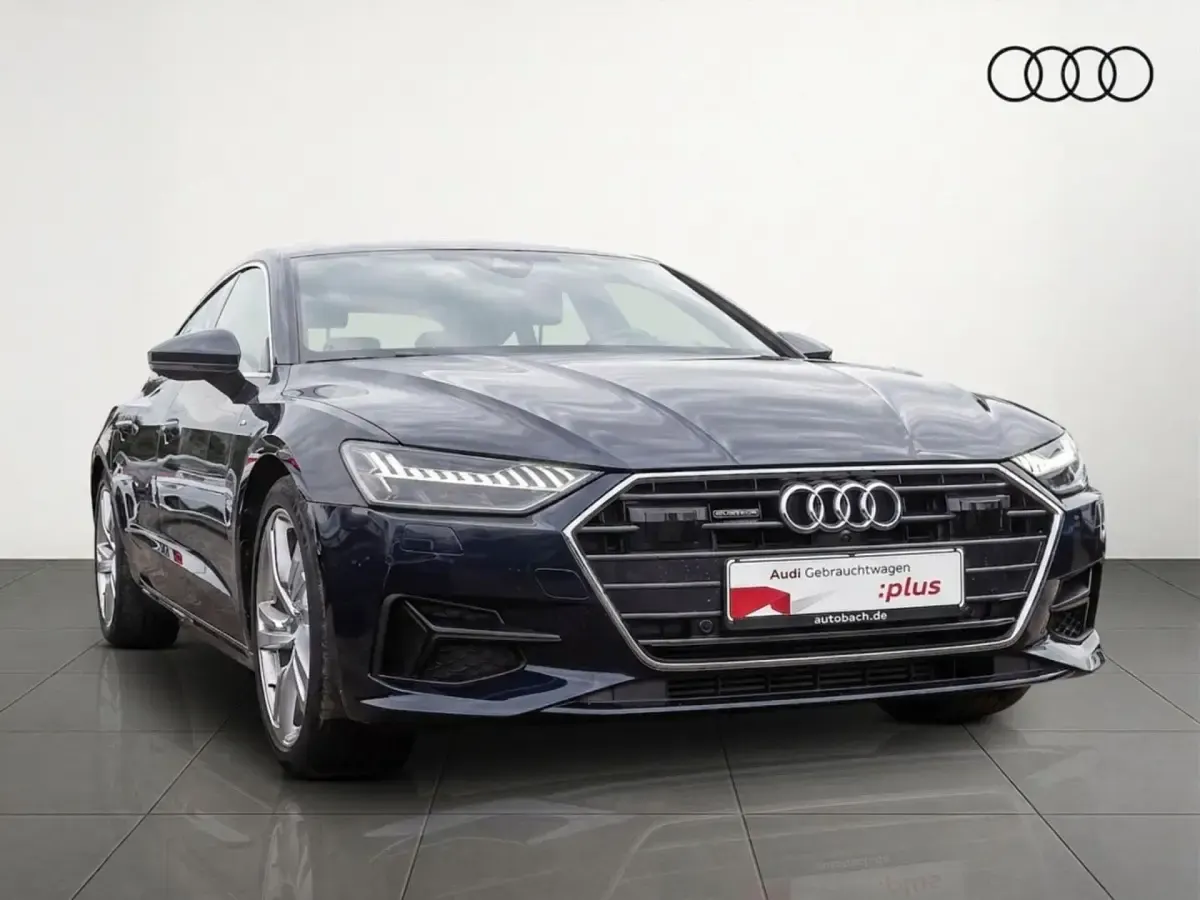 Gebraucht Audi A7 Sportback S-Line 299 PS (219 kW) 2023 Blau Kleinwagen