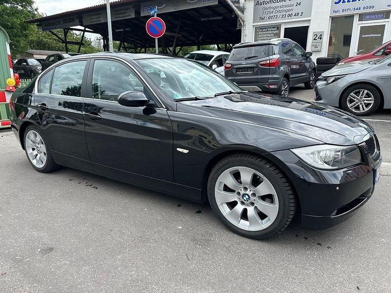 Schwarz Gebraucht 2007 BMW 325 Sport Line Limousine | 8.999 € (Fairer Preis) - Bild 1/4
