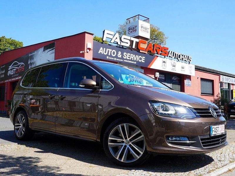 Toffee/graciosabraun Gebraucht 2012 VW Sharan Highline Van / Kleinbus | 14.990 € (Etwas zu teuer) - Bild 1/4