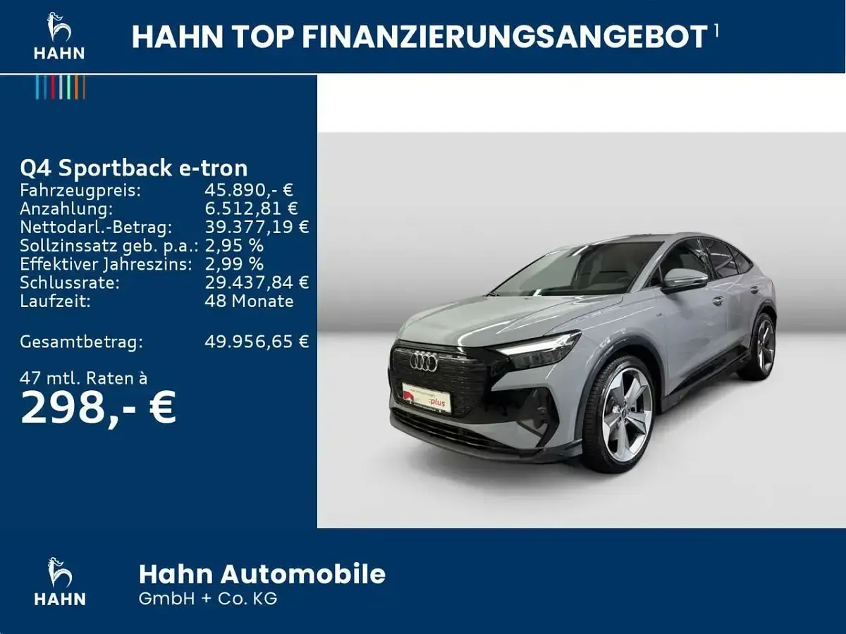 Gebraucht Audi Q4 e-tron S-Line 210 kW (286 PS) 2025 Kieselgrau SUV