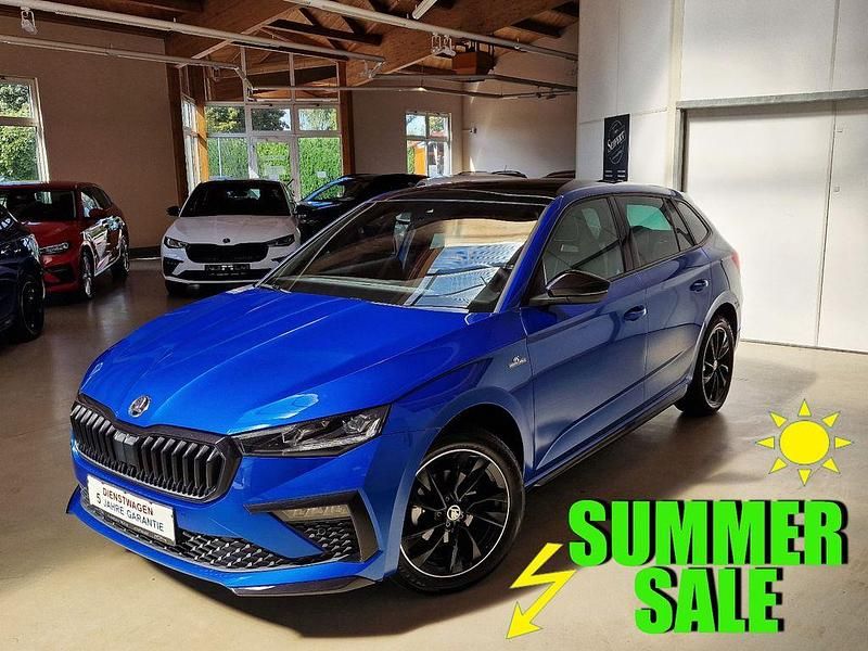 Raceblau metallic Gebraucht 2024 Skoda Scala Monte Carlo Kleinwagen | 26.990 € (Etwas zu teuer) - Bild 1/4