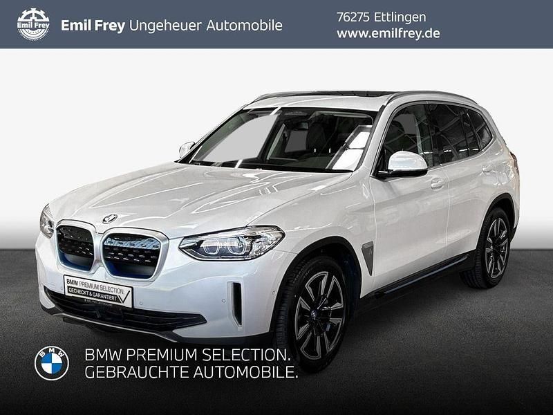 Mineralweiß metallic Gebraucht 2021 BMW iX3 SUV | 33.990 € (Fairer Preis) - Bild 1/3