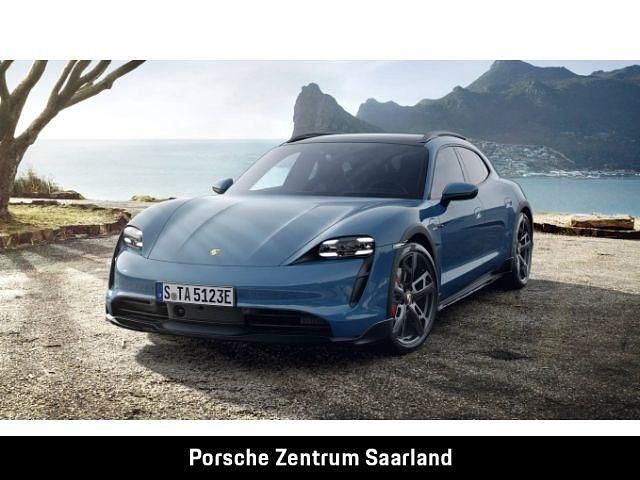 Blau Gebraucht 2021 Porsche Taycan 4S Cross Turismo Limousine | 74.900 € (Teuer) - Bild 1/4