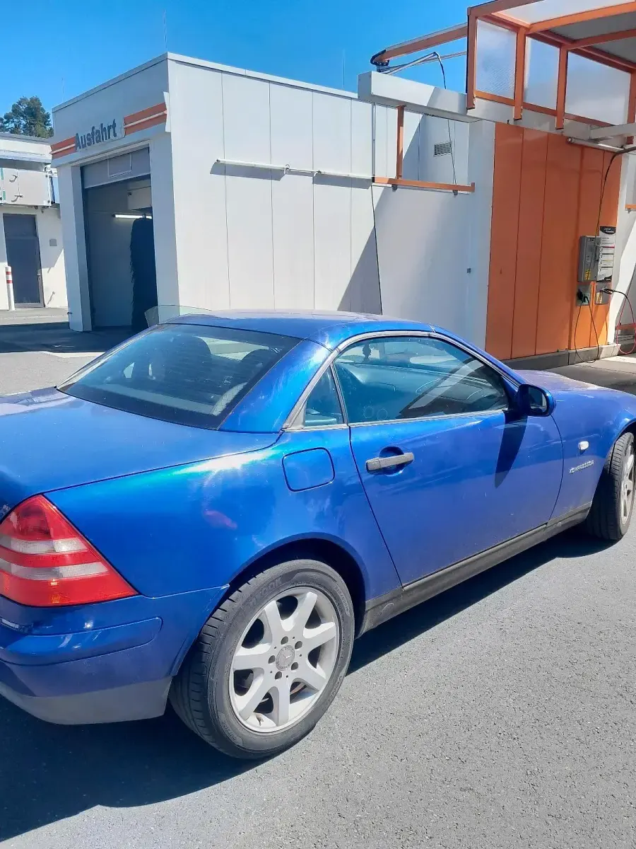 Gebraucht Mercedes SLK230 1996 Blau Cabrio