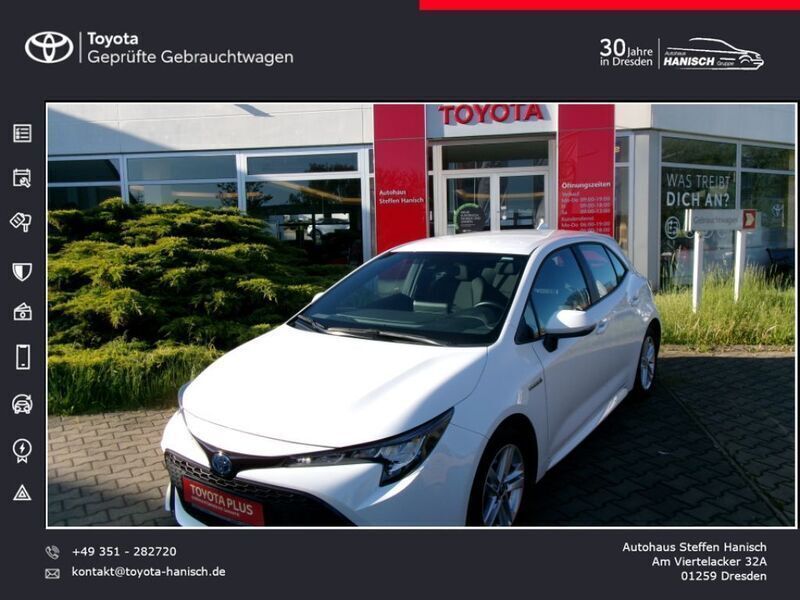 Schneeweiß Gebraucht 2021 Toyota Corolla Comfort Limousine | 22.890 € (Fairer Preis) - Bild 1/4