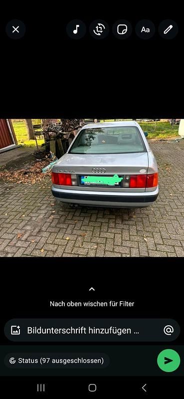 Gebraucht Audi 100 150 PS (110 kW) 1992 Grau Limousine