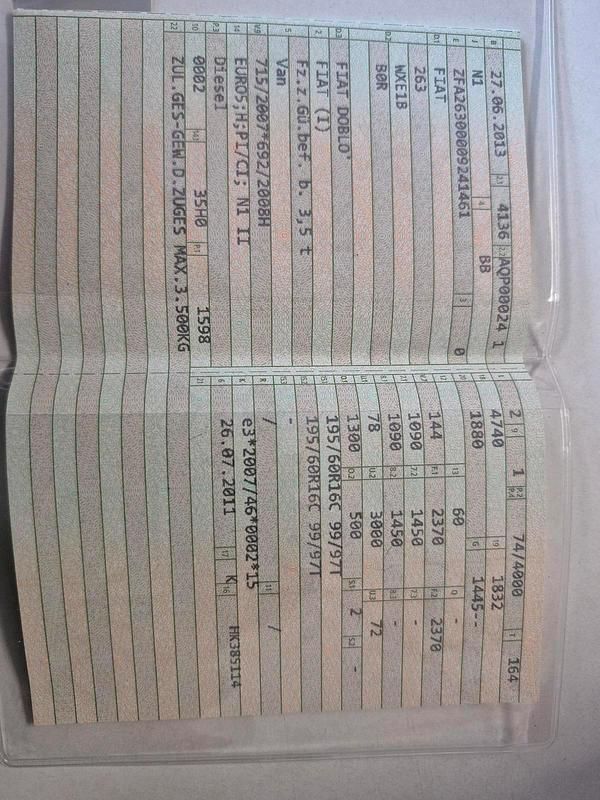 Gebraucht Fiat Doblò 105 PS (77 kW) 2013 Weiß Van / Kleinbus