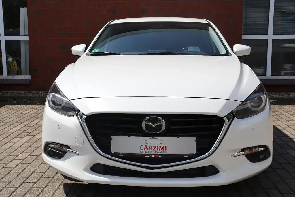 Gebraucht Mazda 3 Sports-Line 150 PS (110 kW) 2017 Weiß Limousine