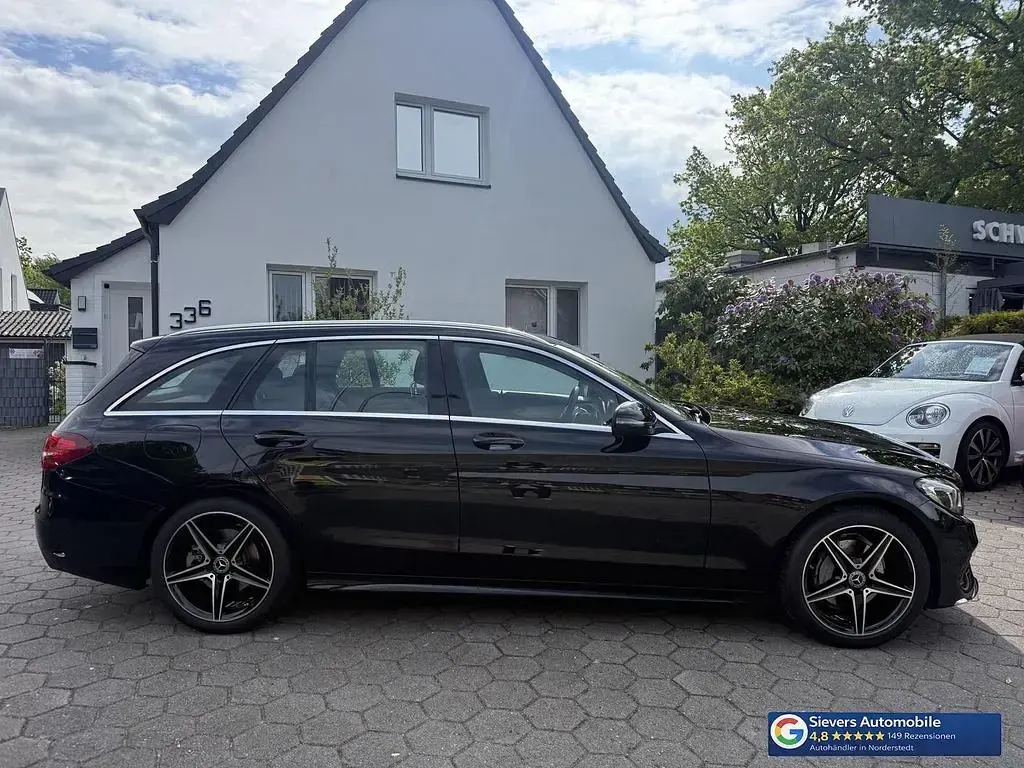 Gebraucht Mercedes C200 AMG 184 PS (135 kW) 2018 Schwarz  unilack Kombi
