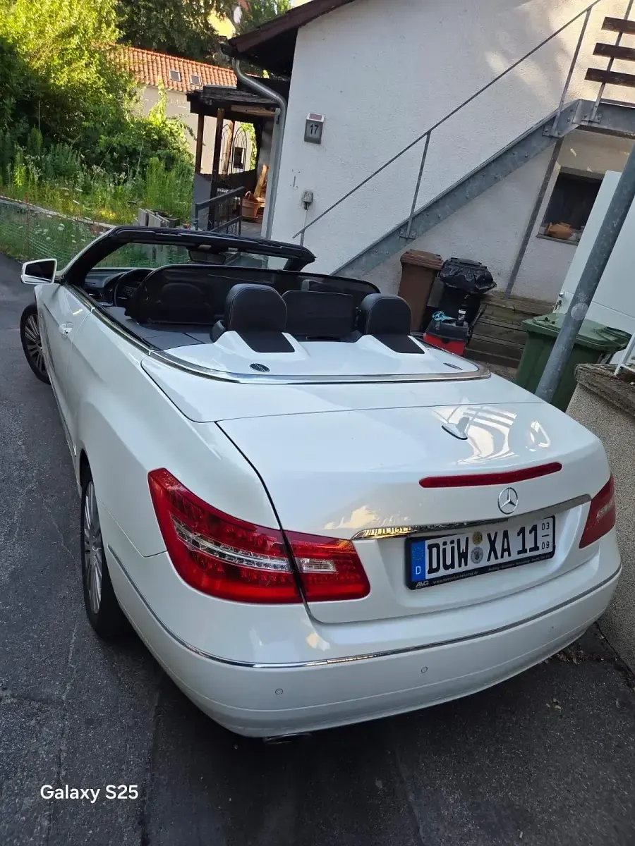 Gebraucht Mercedes E350 231 PS (169 kW) 2010 Weiß Cabrio