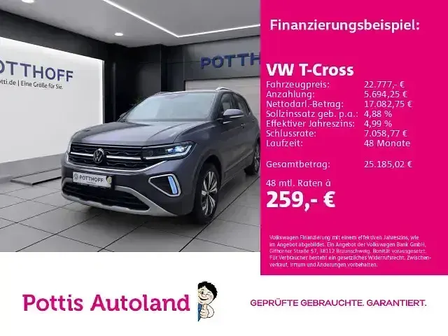 Gebraucht VW T-Cross Style 116 PS (85 kW) 2025 SUV
