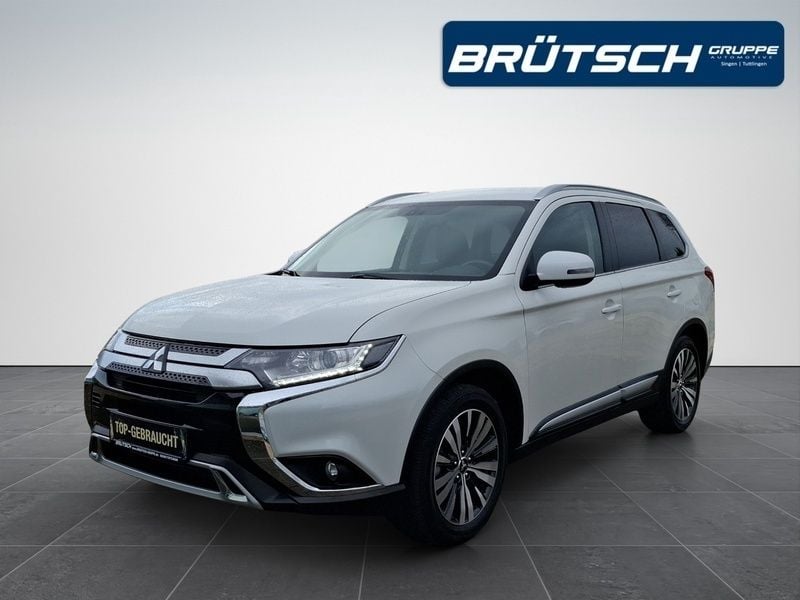 Perlmuttweiss metallic Gebraucht 2020 Mitsubishi Outlander Diamant Edition SUV | 20.980 € (Fairer Preis) - Bild 1/4