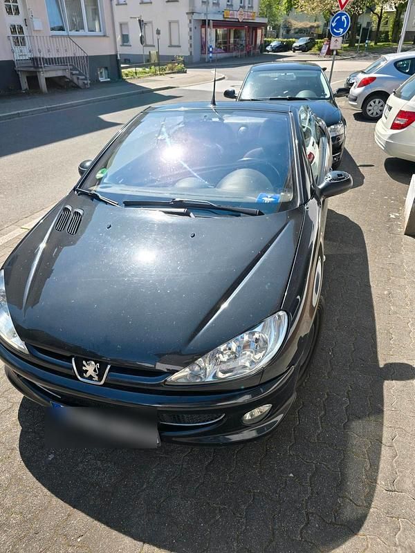 Schwarz Gebraucht 2006 Peugeot 206 CC Cabrio | 500 € (Superpreis) - Bild 1/4