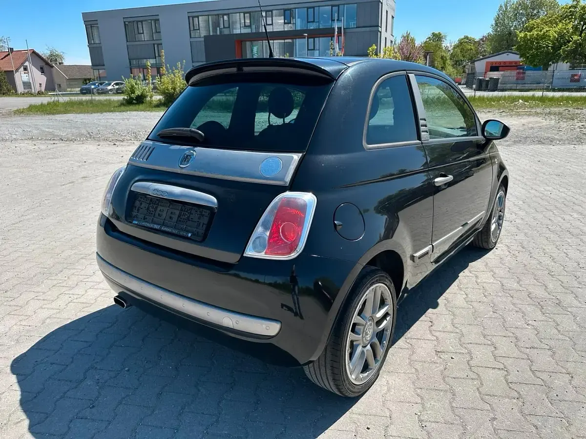 Gebraucht Fiat 500 101 PS (74 kW) 2009 Schwarz Cabrio