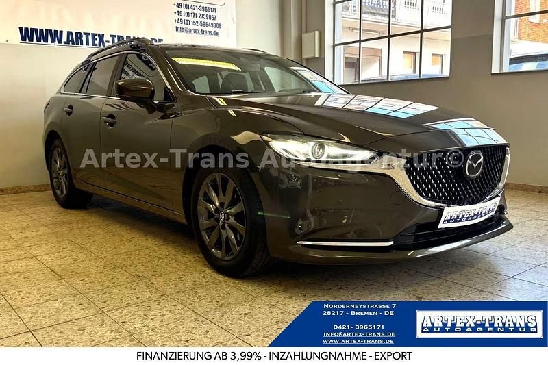 Braun Gebraucht 2019 Mazda 6 Exclusive-Line Kombi | 17.490 € (Fairer Preis) - Bild 1/4