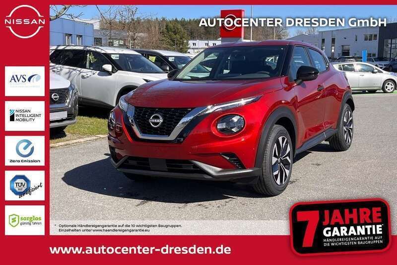 Fuji sunset red Neu 2025 Nissan Juke Acenta SUV | 21.290 € (Superpreis) - Bild 1/4